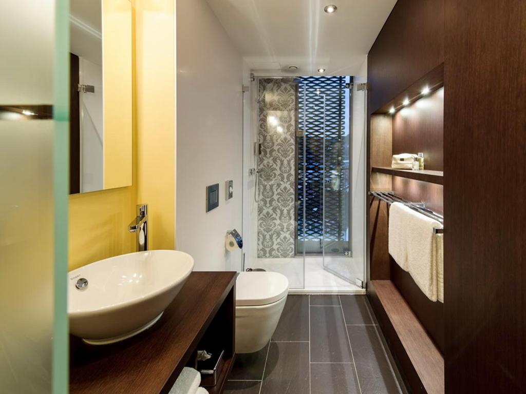 Koupelna v ubytování ibis Styles Nagold-Schwarzwald