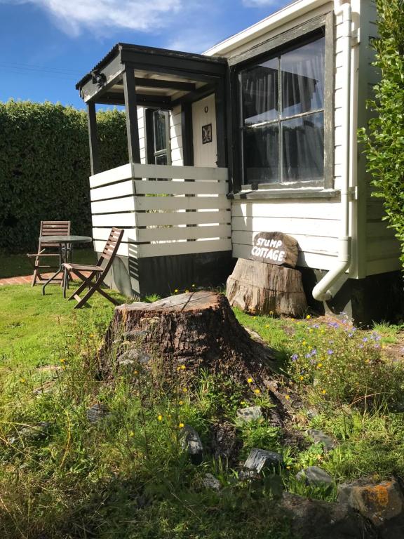Zahrada ubytování Stump Cottage