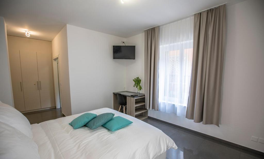 Cama o camas de una habitación en Self Service Hotel Kernhof Langstrasse