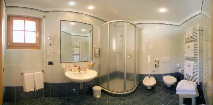 Koupelna v ubytování Hotel Mesdi