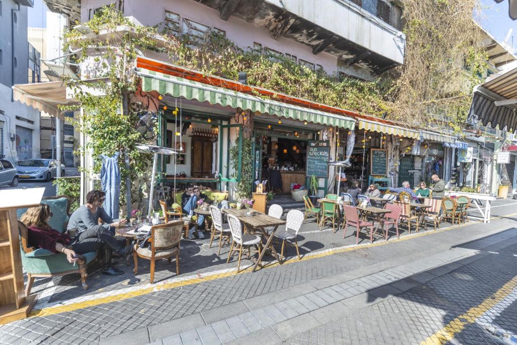 Restaurace v ubytování Margosa Boutique Hotel Tel-Aviv Jaffa