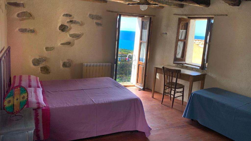 Postel nebo postele na pokoji v ubytování Albergo diffuso Ecobelmonte