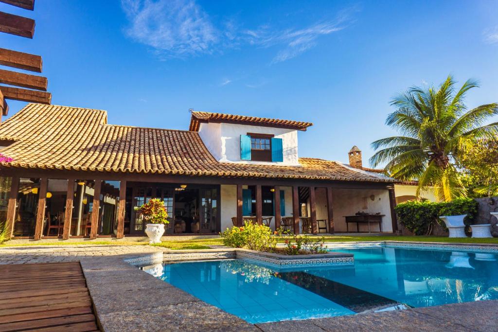  Mansão com piscina e jacuzzi - 9 suites - até 20 pessoas - condomínio fechado