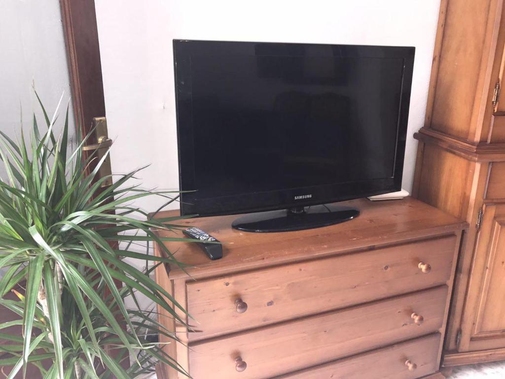 TV a/nebo společenská místnost v ubytování Cas Padrins