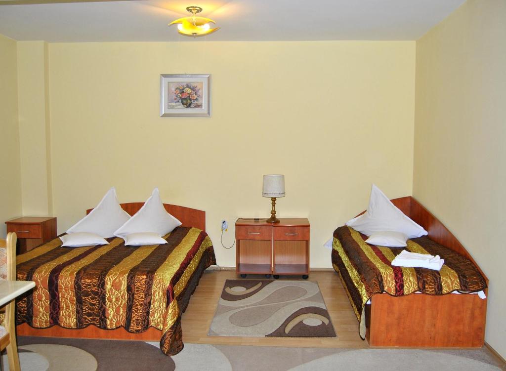 Postel nebo postele na pokoji v ubytování Hotel Delaf