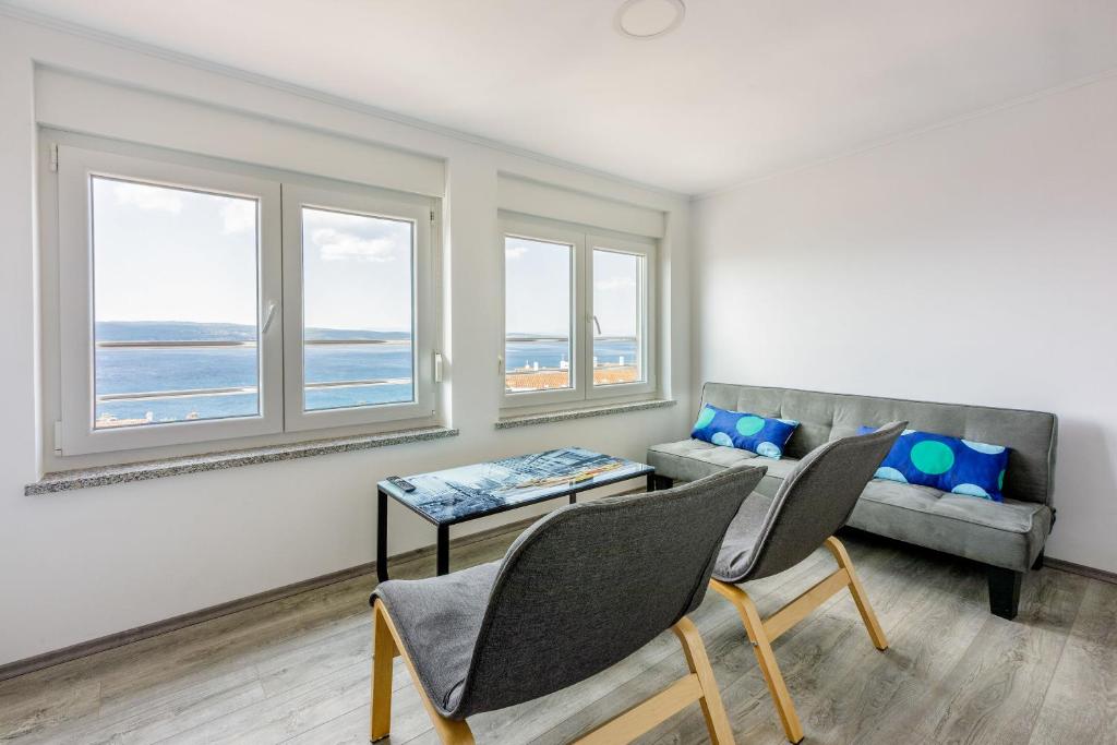 Posezení v ubytování Apartment Heriban
