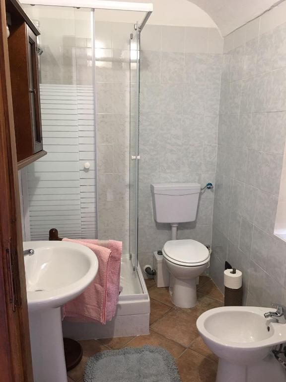 Koupelna v ubytování B&B sotto le mura