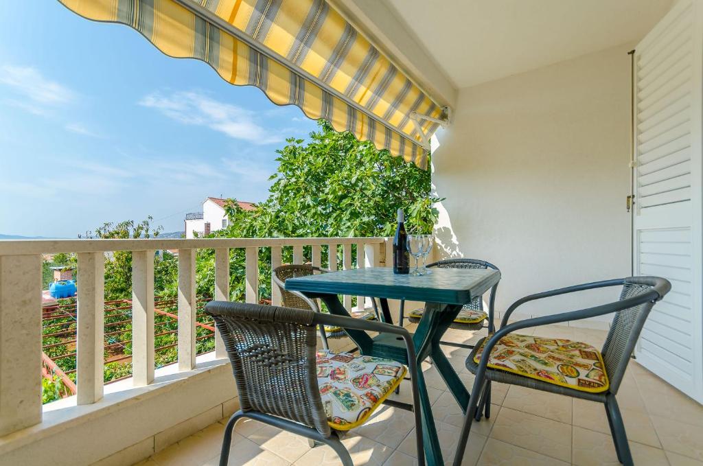 Balkón nebo terasa v ubytování Apartments Tily