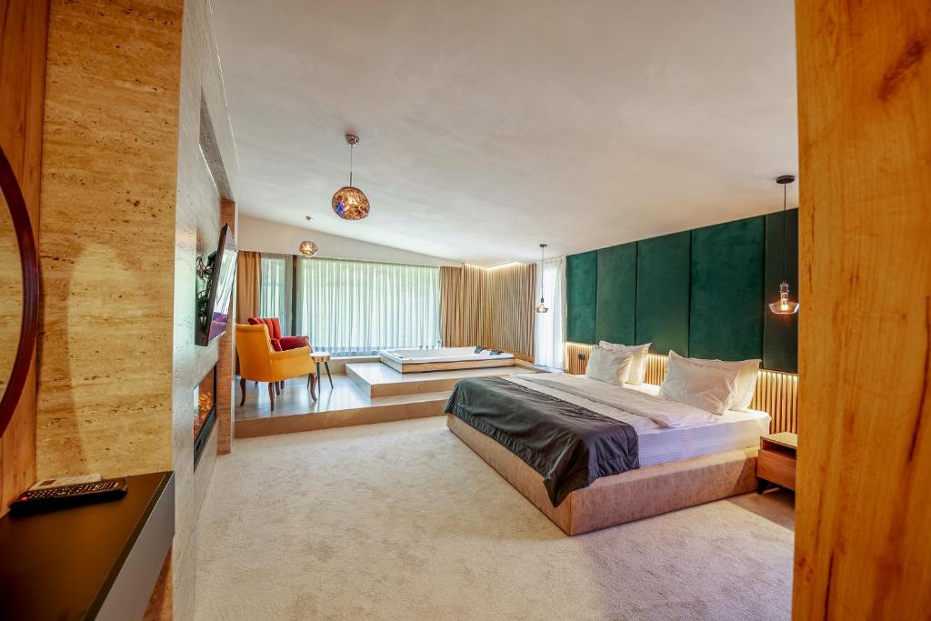 Postel nebo postele na pokoji v ubytování Resort Ujevara e Drinit