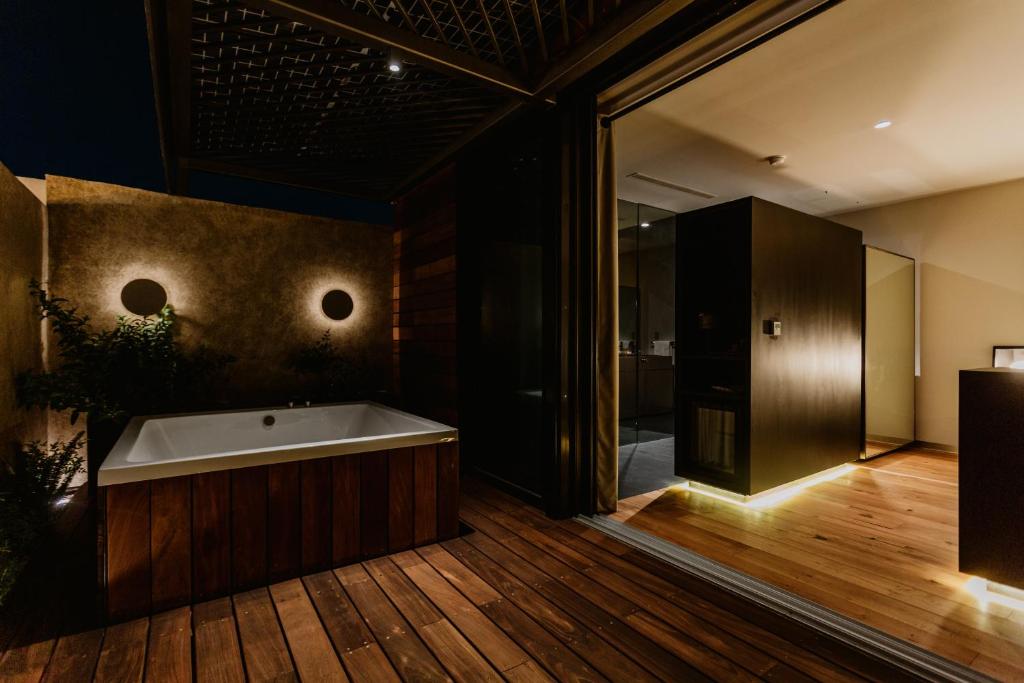 Koupelna v ubytování Tá Hotel de diseño