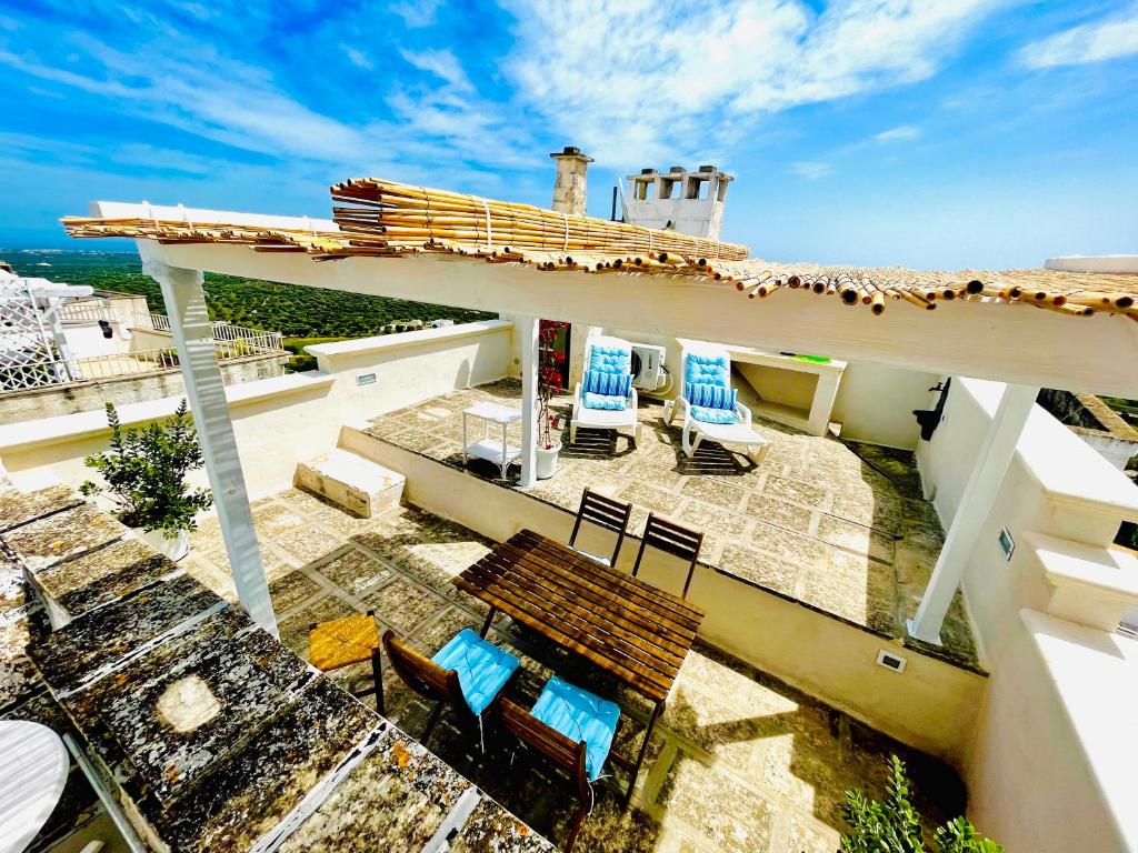 Balkón alebo terasa v ubytovaní WHITE STONE- La Terrazza