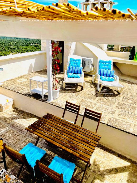 Balkón alebo terasa v ubytovaní WHITE STONE- La Terrazza