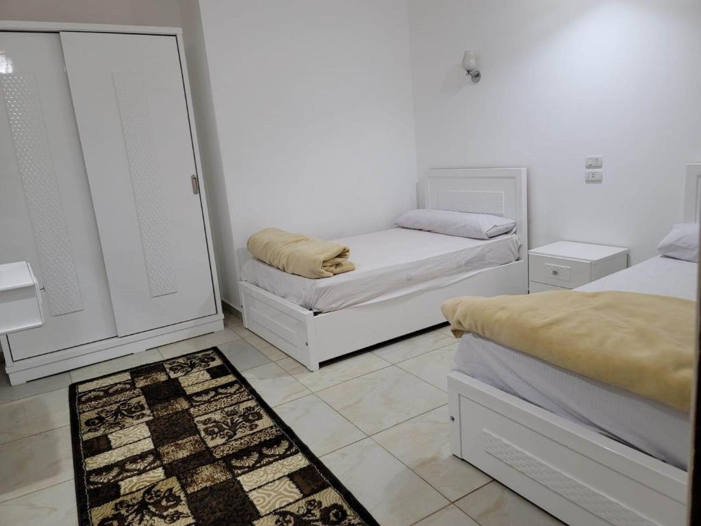 Postel nebo postele na pokoji v ubytování Hofni Palace Nile Niew