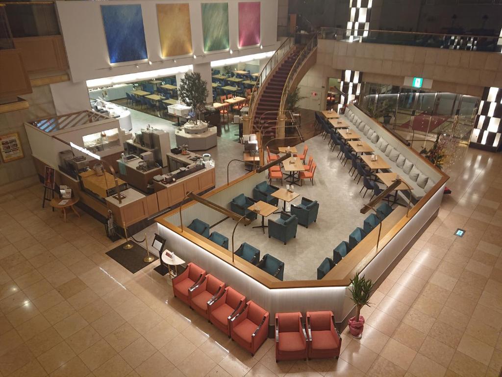 Posezení v ubytování JR Hotel Clement Tokushima