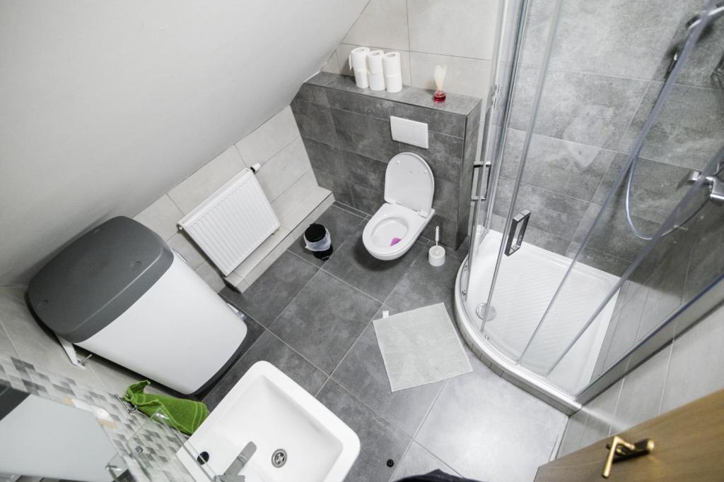 Łazienka w obiekcie Pension Pod Hvězdami
