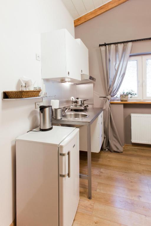 Kuchyňa alebo kuchynka v ubytovaní Karolinka Guest House