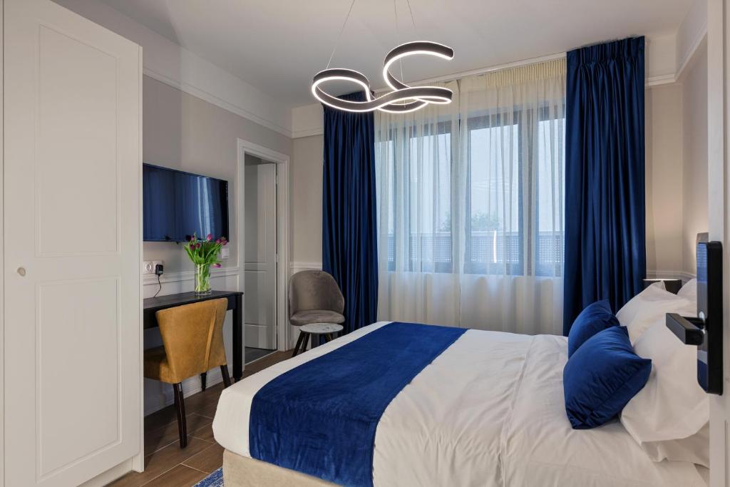 Posteľ alebo postele v izbe v ubytovaní Classic Hotel by Athens Prime Hotels
