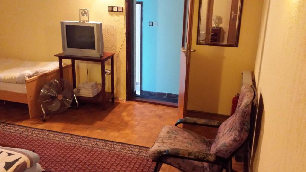 TV a/nebo společenská místnost v ubytování Guest House Gaja