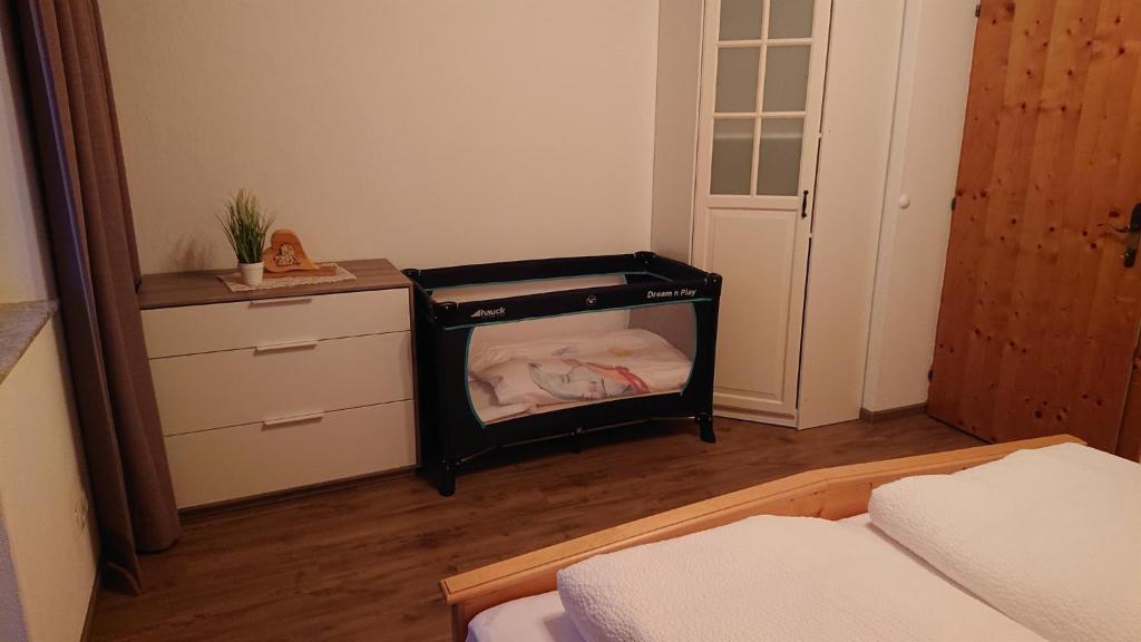 Postel nebo postele na pokoji v ubytování Hoamatl, Appartement