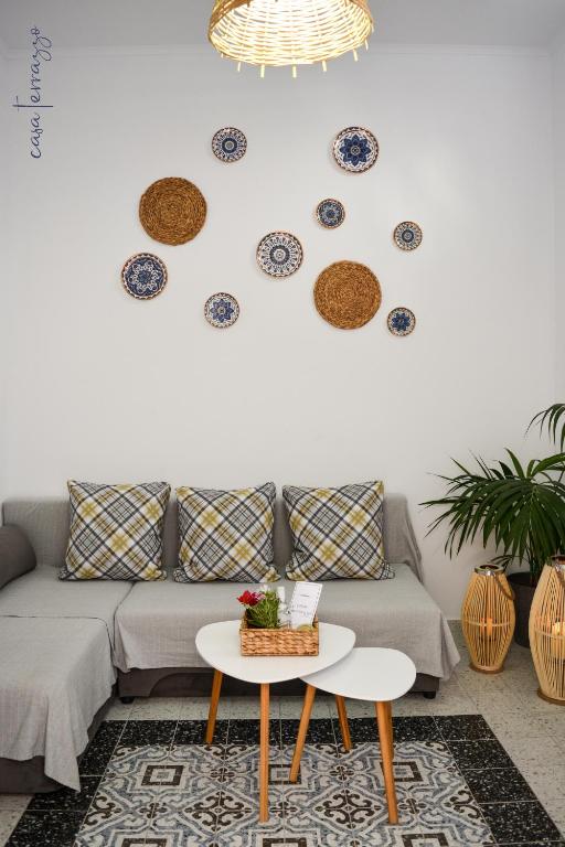 Posezení v ubytování Casa terrazzo