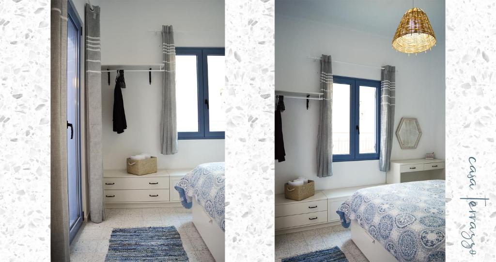Postel nebo postele na pokoji v ubytování Casa terrazzo