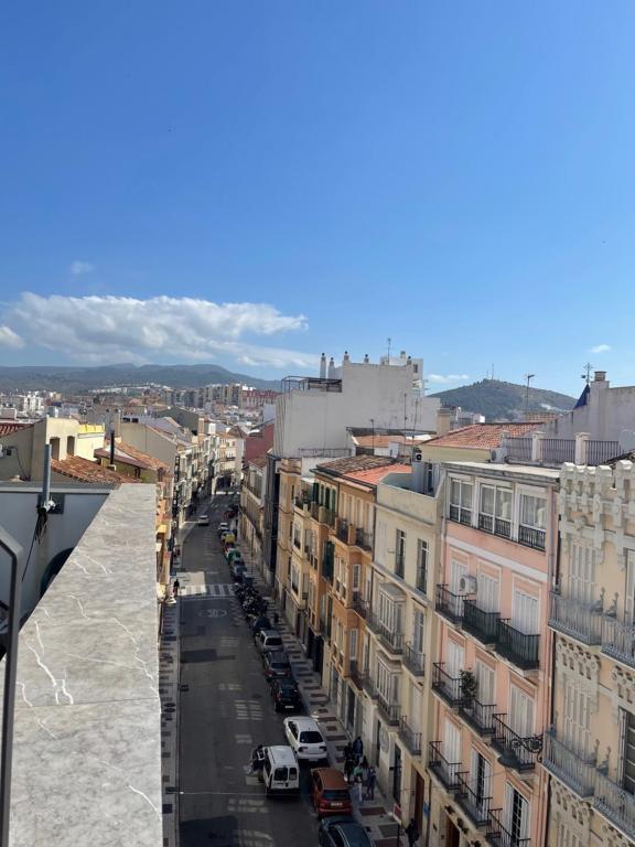 Výhľad na mesto Malaga alebo výhľad na mesto priamo z apartmánu