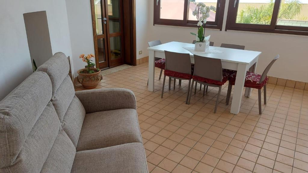 Posezení v ubytování B&B Verdeblu