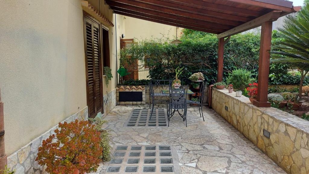 Zahrada ubytování B&B Verdeblu