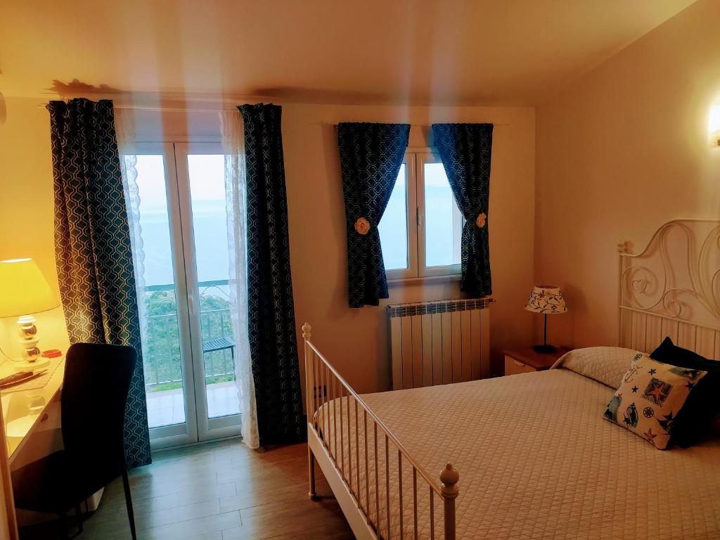 Posteľ alebo postele v izbe v ubytovaní Blue Sky House
