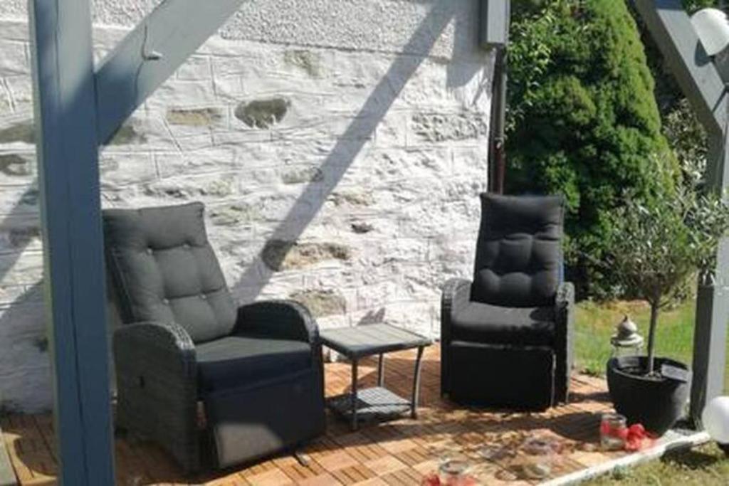 Posezení v ubytování Zimmer Bärbel