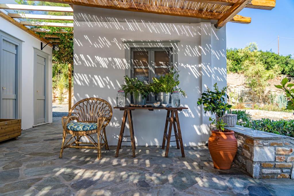 Balkón nebo terasa v ubytování Anassa Cycladic Village