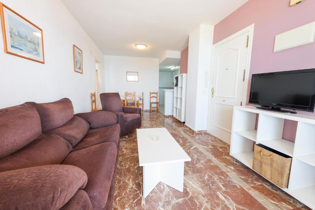 TV a/nebo společenská místnost v ubytování Apartamentos Nuevo México C 132