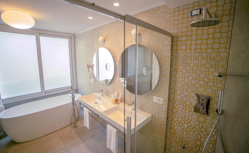 Kúpeľňa v ubytovaní Hotel Malavoglia