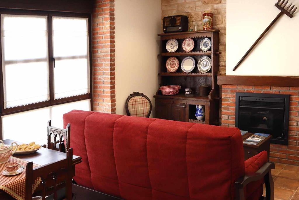 Posezení v ubytování Casa Rural La Tayuela