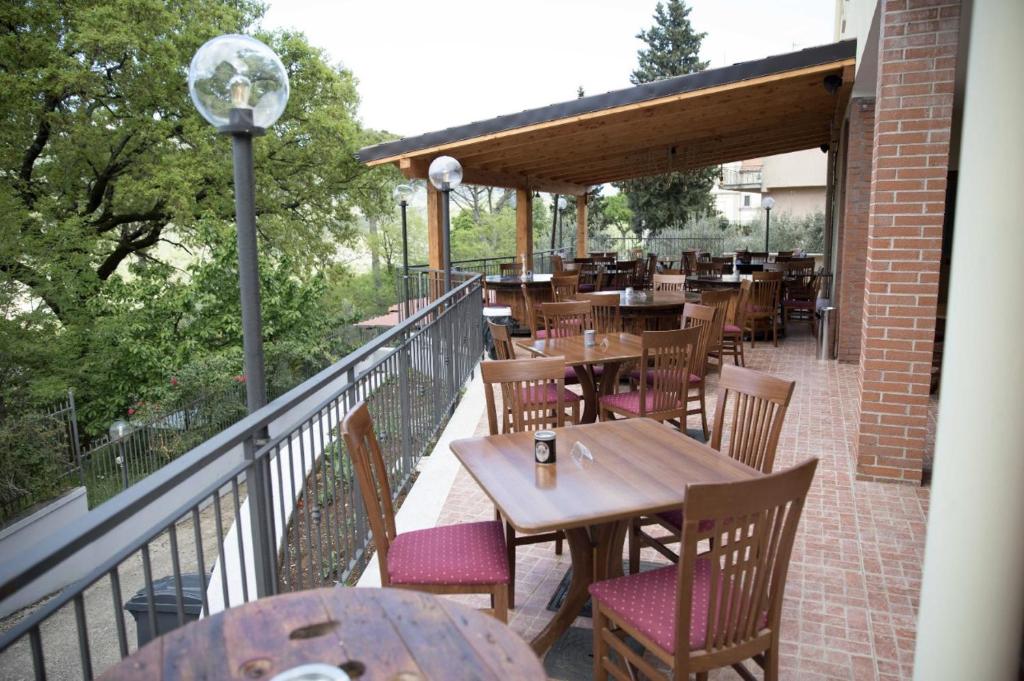 A balcony or terrace at Divino Bistrot e Relais