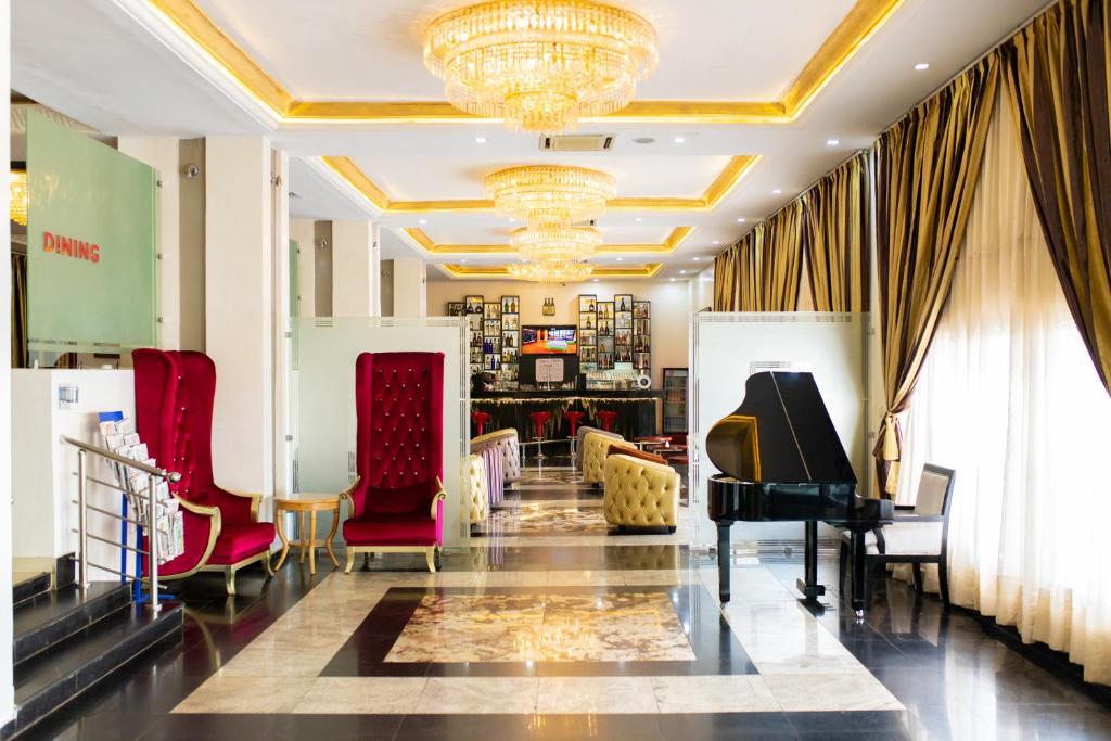 Posezení v ubytování Hotel Sunshine Enugu