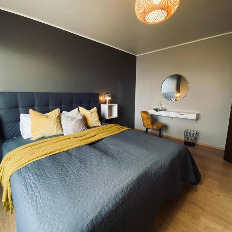 Postel nebo postele na pokoji v ubytování Guesthouse Stekkaból