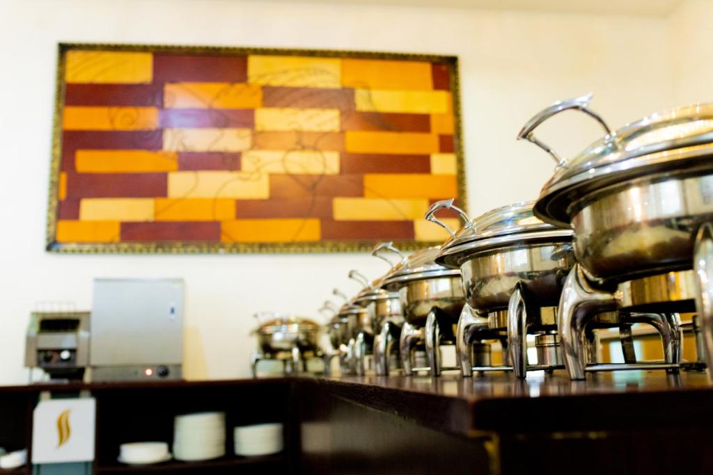 Kuchyň nebo kuchyňský kout v ubytování Hotel Sunshine Enugu