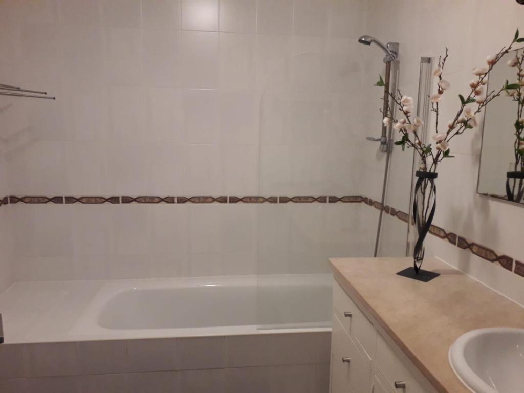 Koupelna v ubytování Casa da Aldeia