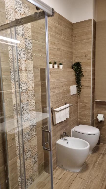 Koupelna v ubytování B&B L'ARANCIO
