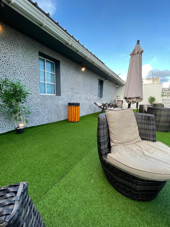 Zahrada ubytování Apartahotel Marbella