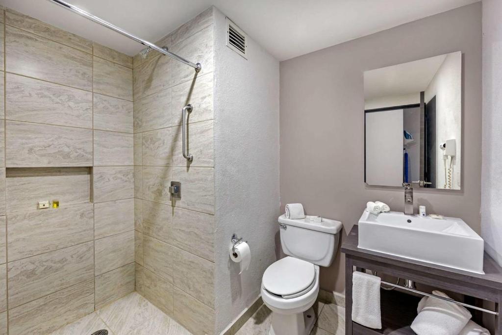 Koupelna v ubytování Hotel BeWow Querétaro