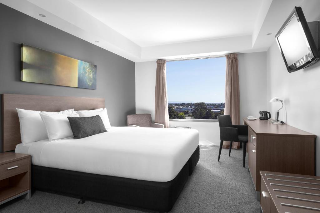 Postel nebo postele na pokoji v ubytování Mantra Melbourne Airport