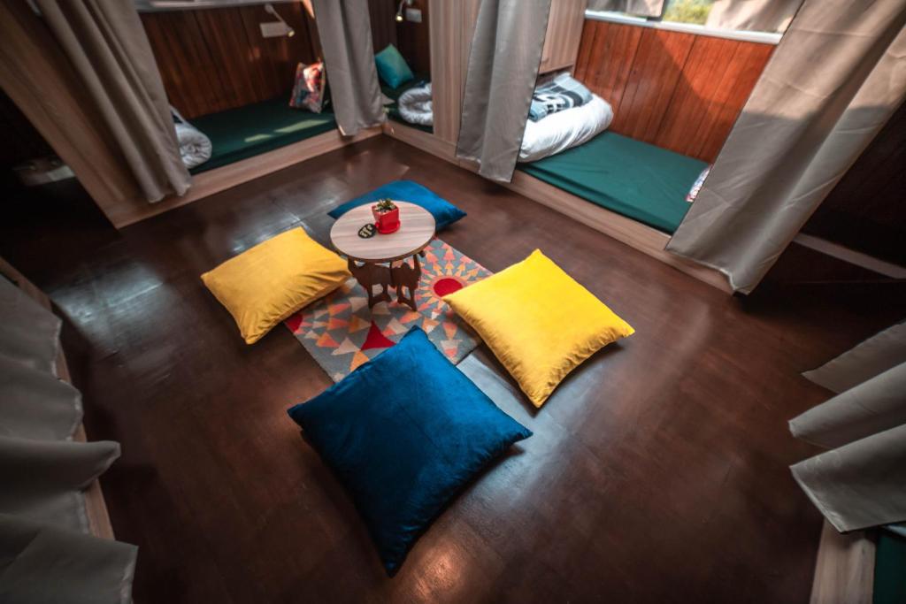 Setusvæði á Tag Along 2 0 Hostel Gangtok