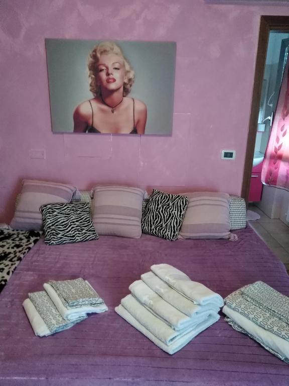 Postel nebo postele na pokoji v ubytování Casa sul mare