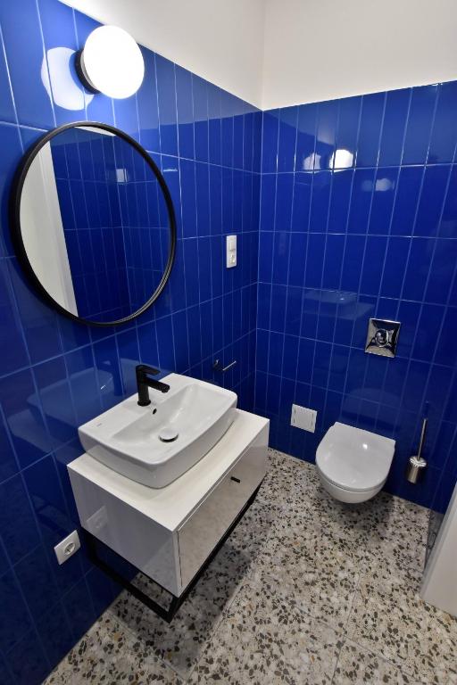 Koupelna v ubytování ZACHÁR APARTMAN