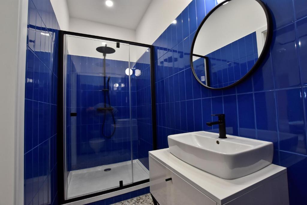 Koupelna v ubytování ZACHÁR APARTMAN