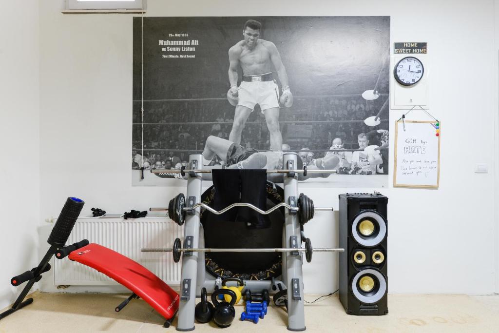 Posilňovňa alebo fitness centrum v ubytovaní Exclusive Apartments WithLove Zadar
