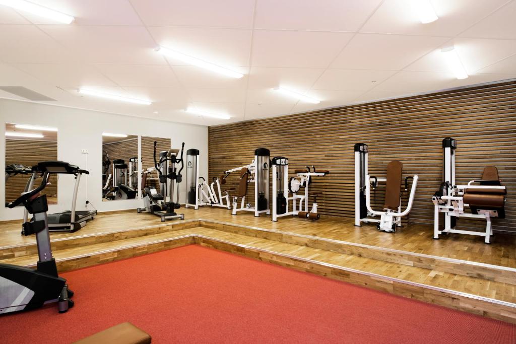 Fitness centrum a/nebo fitness zařízení v ubytování ProfilHotels Savoy