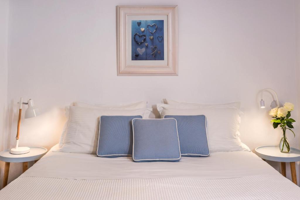 Postel nebo postele na pokoji v ubytování Hotel Galini